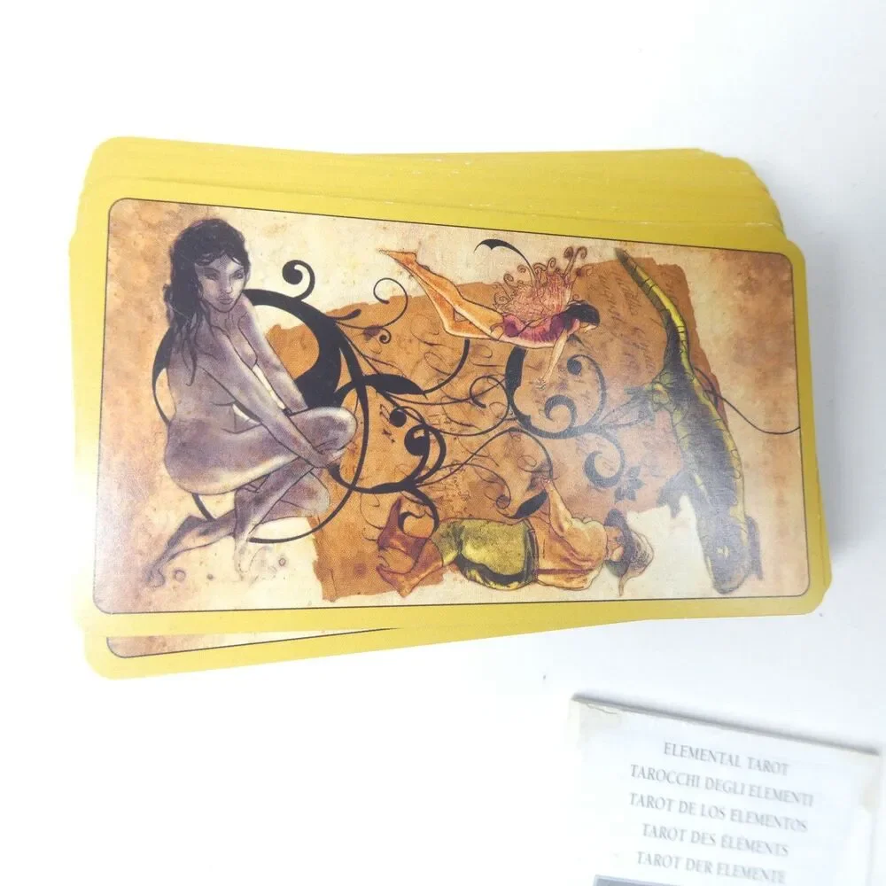 Elemental Tarot 78 Card Deck Lo Scarabeo Italy w/Box & Instructions